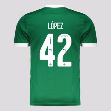 Imagem de Camisa Puma Palmeiras I 2025 42 F. López, P