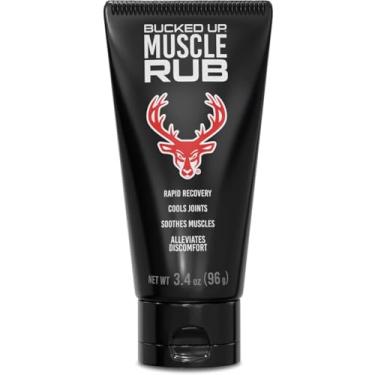 Imagem de Bucked Up Massagem muscular | Creme eficaz para alívio da dor muscular e articular | Projetado para músculos doloridos, dor no joelho e desconforto nas articulações | Solução de recuperação para