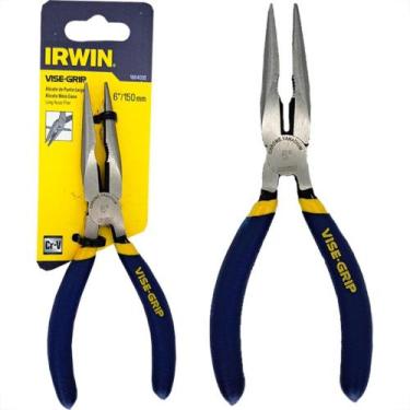 Imagem de Alicate Bico Meia Cana Irwin 6'' Cromo Vanadio Uso Geral