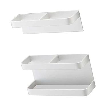 Imagem de Suporte de Guarda -chuva, Ajustando a Parede Montada Sem Suporte para Guarda (Branco elegante)