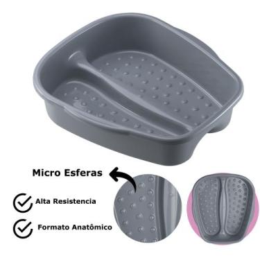 Imagem de Kit 10 Bacia Para Pés Pedicure Salão de Beleza Multiuso Relaxamento Co