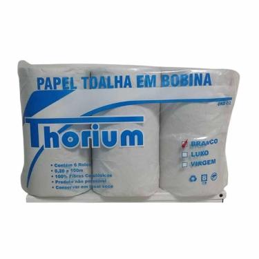 Imagem de Papel Bobina Branco 20x100x6 Ord2 Thorium M