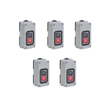 Imagem de Kit 5 Chave p Motor Bipolar CS-103 30a IP65 com Passa Cabo - MarGirius