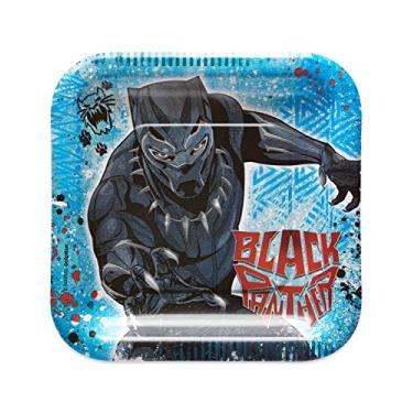 Imagem de American Greetings Black Panther Party Supplies, Paper Dessert Plates, 8-Count (6122406)