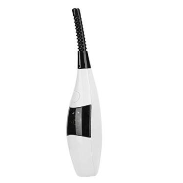 Imagem de Modelador de Cílios Elétrico de Carregamento USB Com Display Digital, 4 Engrenagens, Branco, Pré-aquecimento Rápido, Modelagem Duradoura, Memória de Engrenagem Inteligente