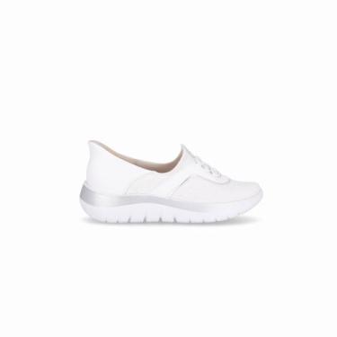 Imagem de Tênis SlipFit Salto Médio Branco Neve - Piccadilly, 37
