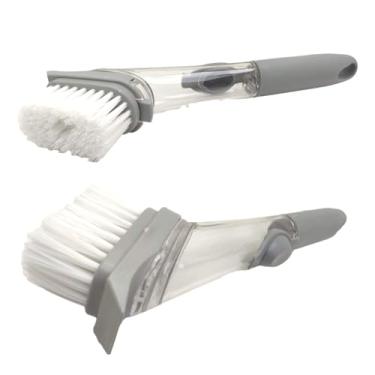 Imagem de Escova de Limpeza Esponja Lava Louça com Porta Detergente Multiuso Prático