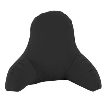 Imagem de Encosto Sapo Tecido Preto Nefertari, Padrão