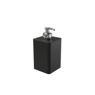 Imagem de Porta Sabonete Dispenser Para Sabonete Líquido 350ml - Stolf, Preto Vá