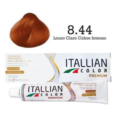 Imagem de Coloração 8.44 Louro Claro Cobre Intenso  Itallian Color