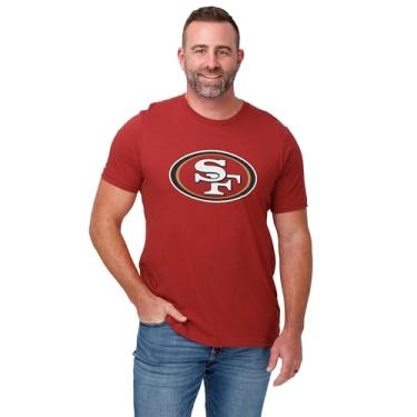 Imagem de FOCO Camiseta masculina de manga curta com logotipo principal do time NFL