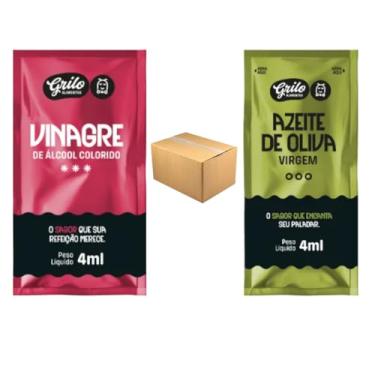 Imagem de kit 204 und Sache Azeite de Oliva Extra Virgem + 184 und Sache de Vinagre de Alcool Colorido