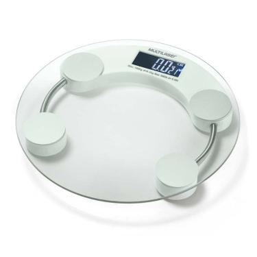 Imagem de Balança Digital Vidro Eatsmart 180kg Corporal Doméstica Multilaser HC039