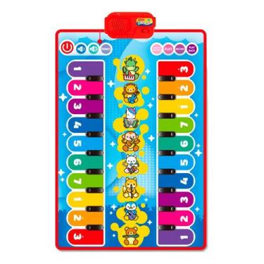 Imagem de Tapete Musical Interativo Com Sons, Ritmos, Toque Sensível E Fácil Tra