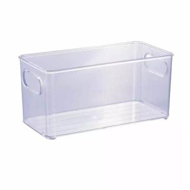 Imagem de Caixa Organizadora Plasútil de Plástico Transparente Multiuso 20x10x10