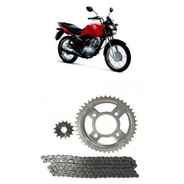 Imagem de 1 Relação 43x14 Completo Original Nakata Honda Cg Fan 125 2009