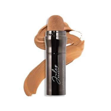 Imagem de Julep Base Cushion Complexion De Cobertura Média - Caramelo, Cobre, Ilumina E Uniformiza O Tom Da Pele, Aplicador Portátil, Ácido Hialurônico, Vitamina B5