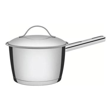 Imagem de Caldeirão Allegra 16cm 2,1L em Aço Inox Fundo Triplo Tramontina, Prata