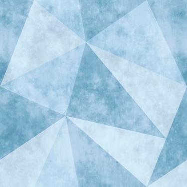 Imagem de Papel De Parede 5m Adesivo Geométrico Cimento Queimado Azul