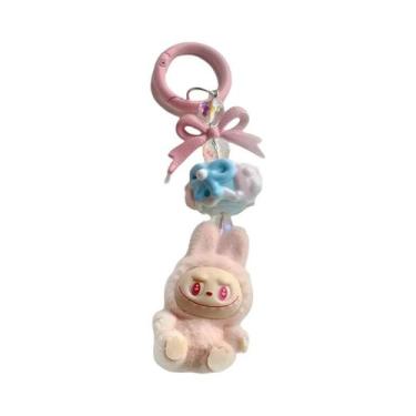 Imagem de Mini Chaveiro De Pelúcia Labubu De Vinil, Caixa Surpresa Fofa, Brinque