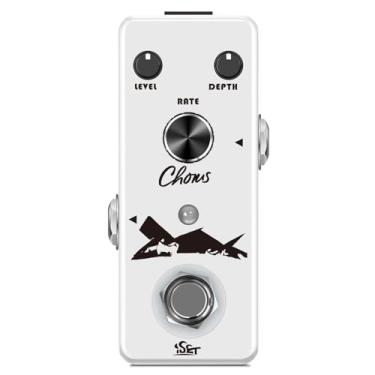 Imagem de ISET Pedal De Guitarra Chorus Analógico Com Efeito Tutti Para Baixo Elétrico True Bypass