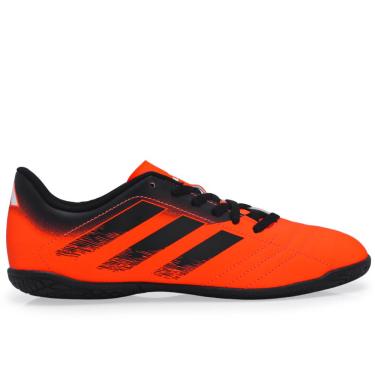 Imagem de Chuteira Adidas Rabisco Futsal Infantil Laranja e Preto-36