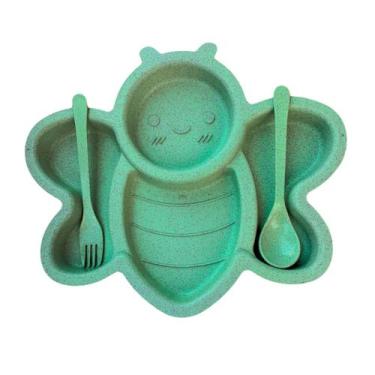 Imagem de Prato infantil grande rd1528 - shopmanu, Verde