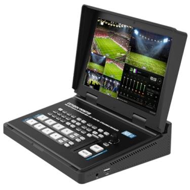 Imagem de Switcher com Monitor Portátil NeoiD Estudio 4+ HDMI Streaming USB UVC IPS e MultiView 4 Canais