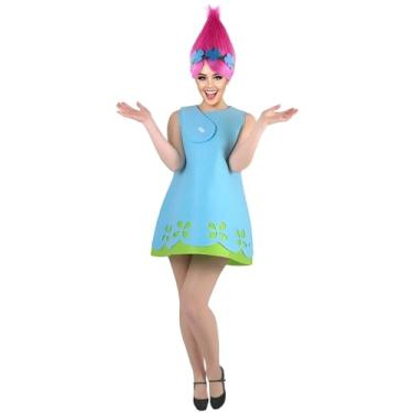 Imagem de BC GOODS BY Adult Women's Magical Troll Princess Costume Collection Deluxe Halloween Costume, Blue - Extra-Large