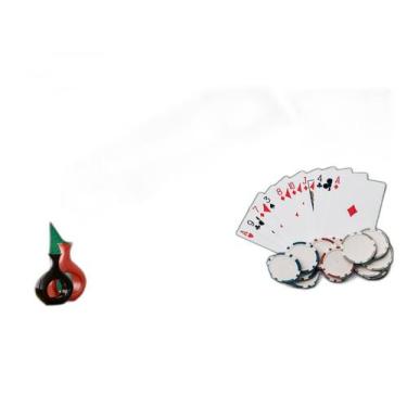 Imagem de Papel De Parede 3D Salão De Jogos Cartas Poker 3,5M Jcs88 - Você Decor