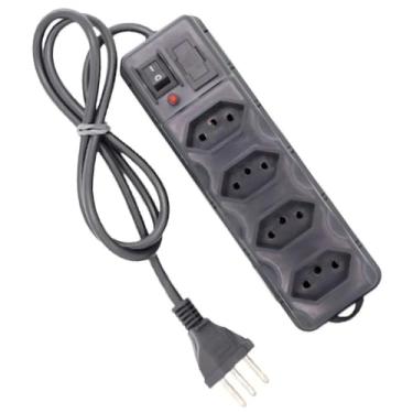 Imagem de Filtro de Linha Protetor Elétrico 4 Tomadas e Fusivel 85cm