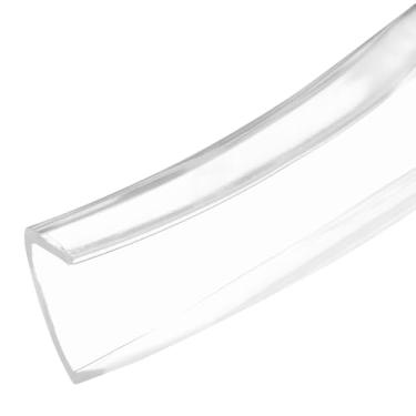 Imagem de PATIKIL Tira de vedação de borracha, acabamento de borda flexível em U protetor de borda à prova d'água tiras de vedação de porta à prova de som para carro de chapa metálica, serve para 23/32" (18 mm