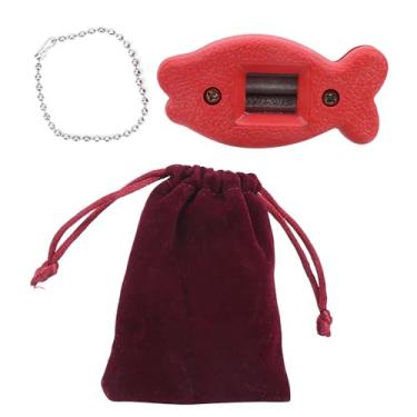 Imagem de Zerone Afiador de skate no gelo, patins de hóquei no gelo duráveis e antiderrapantes, rolo fino para afiação consistente, moagem fina grossa, tamanho portátil e plástico (vermelho)