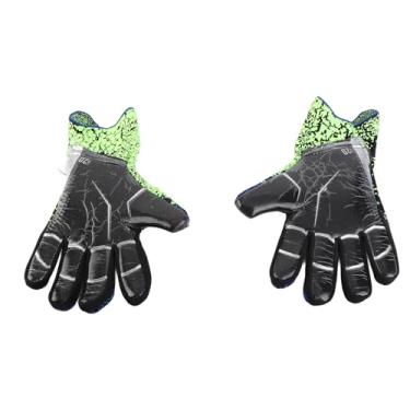 Imagem de Luvas do goleiro de futebol Forte luvas de goleiro de futebol para crianças e tecido resistente a palmeiras resistentes a pano de borracha ideal para treinamento e competição (7)