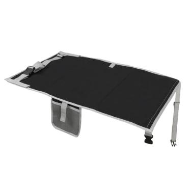 Imagem de Ysyqkn Apoio para Os Pés de Avião Infantil - Cama de Viagem - Acessórios de Viagem Práticos, Leves, Compactos E Ajustáveis, Assento com Apoio para Os Pés E R, Preto