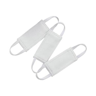 Imagem de WeiLaiKeQi Capa para trava de porta de bebê 3 peças, com alças, acessórios para redução de ruído, versátil, tecido Oxford de 4x2 polegadas, Branco