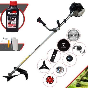 Imagem de Cortador de Grama Anmax CG430B 43cc 1,7HP Roçadeira 8 Em 1 Com Carrete