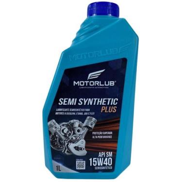 Imagem de Oleo Motor Motorlub 15W40 Api Sm Semi Sintético 1L