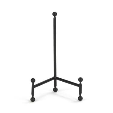 Imagem de TRIPAR Cavalete De Tripé Moderno, Acabamento Preto (13 Cm Profundidade, 30 Altura) - Design Leve E Durável, Perfeito Para Exibir Quadros Decorativos, Obras Arte, Pratos, Azulejos Muito Mais (25 Cm)