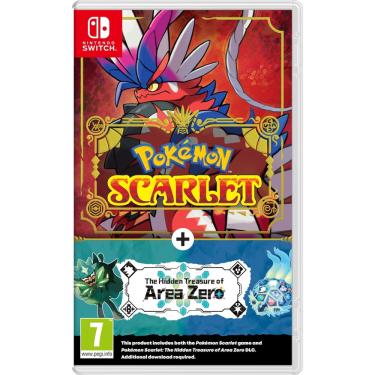 Imagem de Videogame Nintendo Pokémon Scarlet + The Hidden Treasue of Area Zero dlc