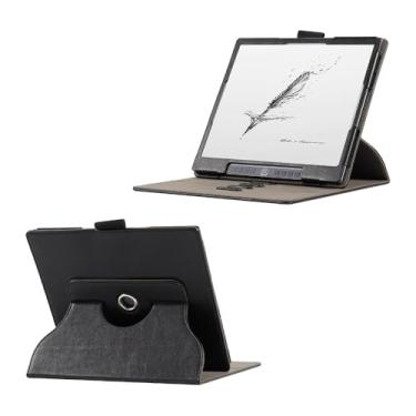 Imagem de Mingfeng Capa protetora de poliuretano para Penstar eNote N10 10,3 "E Ink Tablet Reader e-Book Tablet Light and Thin Four Corner Protective e-Paper Book com compartimento para caneta Rotação de 360