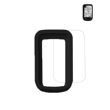 Imagem de Capa para iGPSPORT BSC100S GPS bicicleta computador sem fio, capa protetora de silicone macio WUNIAK resistente a arranhões e choque com protetor de tela para iGPSPORT BSC100S, preta