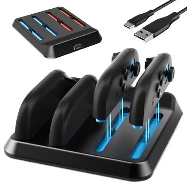 Imagem de GLDRAM Charger Dock for Switch 2 Joycon P - Lying Down Type