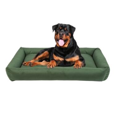 Imagem de Cama Para Cachorro Grande Colchão Com Base Impermeável Tam XG Frio Quentinho Fofo (CAMA VERDE)