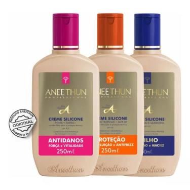 Imagem de Kit Cremes De Silicone Aneethun 3 Unidades De 250g Cada