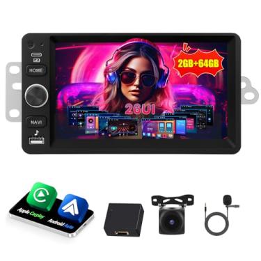 Imagem de [2 + 64 G] Estéreo automotivo Inefala Android para Chevy Chevrolet Silverado SSR Tahoe 2003-2006, GMC Siera Yukon 2003-2006, Hummer 2003-2007 com carro sem fio CarPlay Android Auto, rádio de tela
