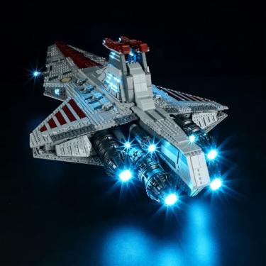 Imagem de MENZAVA LED Light Kit Compatible with 75367 Venator-Class Republic Attack Cruiser Building Blocks Model - Model Set NOT Included