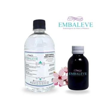 Imagem de Kit 1 Base Aromatizadora Pronta + 1 Essência Flor de Cerejeira para Di