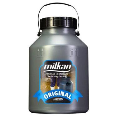 Imagem de Leiteira 10 Litros Milkan Vasilhame Latão Plástico Leite - Unipac