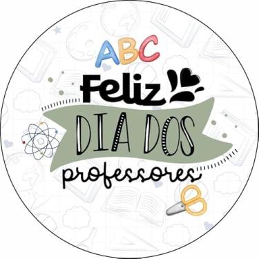 Imagem de Painel Festa Redondo C/Elástico 1,50m Dia Dos Professsores (PROF008)